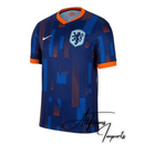 Camisa Holanda II 2024 Torcedor Masculina Azul