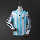 Camisa Seleção Argentina Retro 2006 - Manga Longa - Allteams Imports