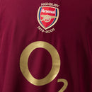 Camisa Arsenal Retro 2005- Manga Longa - Allteams Imports