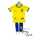 Kit Infantil Retro Seleção Brasileira 1998
