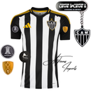 Camisa Atlético Mineiro 25/26 + Pacths Libertadores (Masculino) - Allteams Imports