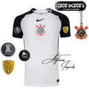 Camisa Corinthians 25/26 + Pacths Libertadores Torcedor - Allteams Imports