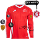 Camisa Manga Longa internacional 24/26 + Patchs Libertadores - Allteams Imports