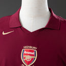 Camisa Arsenal Retro 2005- Manga Longa - Allteams Imports