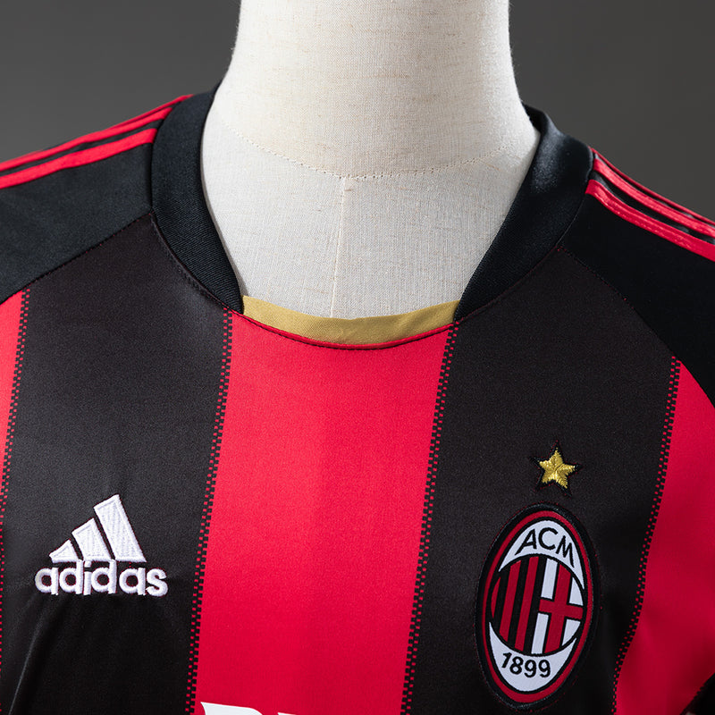 Camisa Retro Milan 2010/11 - Manga Longa - Allteams Imports