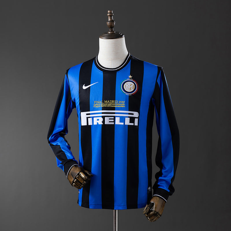 Camisa Retro Inter de Milão 2009 (Final Champions) - Manga Longa - Allteams Imports