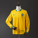 Camisa Seleção Brasileira Retro 2006 - Manga Longa - Allteams Imports