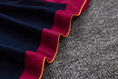 Conjunto de Treino de Inverno Barcelona 2026/27 Vinho e Azul-Marinho