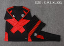Conjunto de Treino de Inverno Manchester United 2026/27 Preto e Vermelho