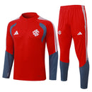 Conjunto de Treino de Inverno Internacional 2026/27 Vermelho e Cinza