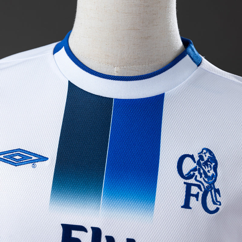 Camisa Chelsea Retro 2003 - Manga Longa - Allteams Imports