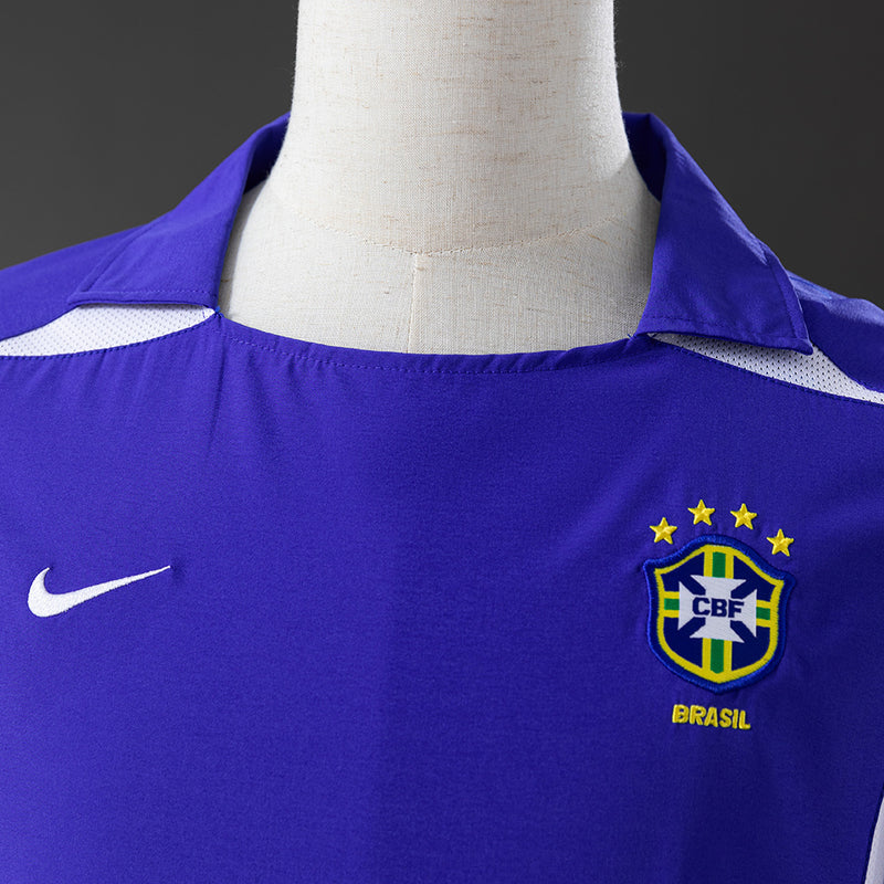 Camisa II Retro Seleção Brasil 2002 - Allteams Imports