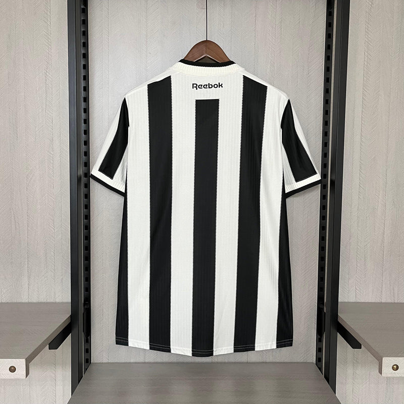 Camisa Botafogo 24/25 + Pach de Campeão da Libertadores 2024 (Masculina)