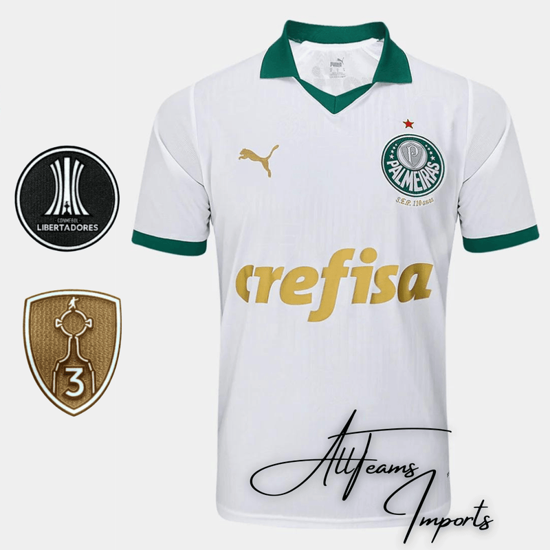 Camisa Palmeiras II 24/25 + Pacth Libertadores (Masculino)