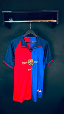 Camisa Retrô Barcelona Centenário 1999/00 Rivaldo 11 Tamanho M Pronta Entrega