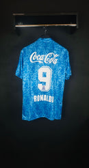 Camisa Retrô Cruzeiro 1993/94 Ronaldo 9 - Tamanho M Pronta Entrega