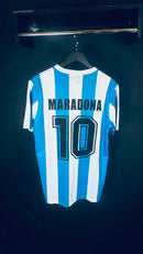 Camisa Retrô Argentina 1986 Maradona 10 - Tamanho M Pronta Entrega