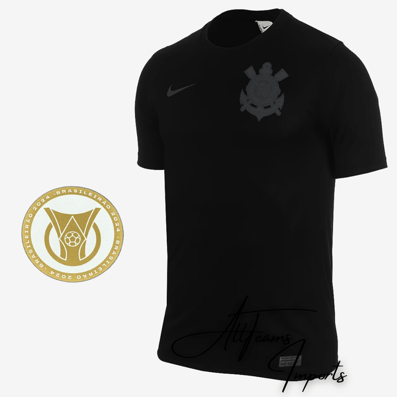 Camisa Corinthians 24/25 + Patch Brasileirão (Masculino)