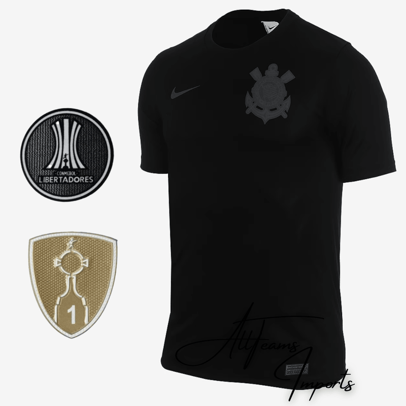 Camisa Corinthians 24/25 + Patchs Libertadores (Masculino)