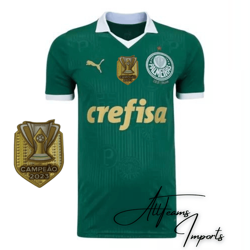 Camisa Palmeiras 24/25 + Pacth Campeão Brasileiro (Masculino)