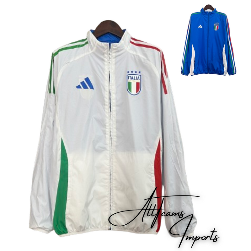 Jaqueta Corta Vento 2em1 Itália 24/25 (Frente e Verso)