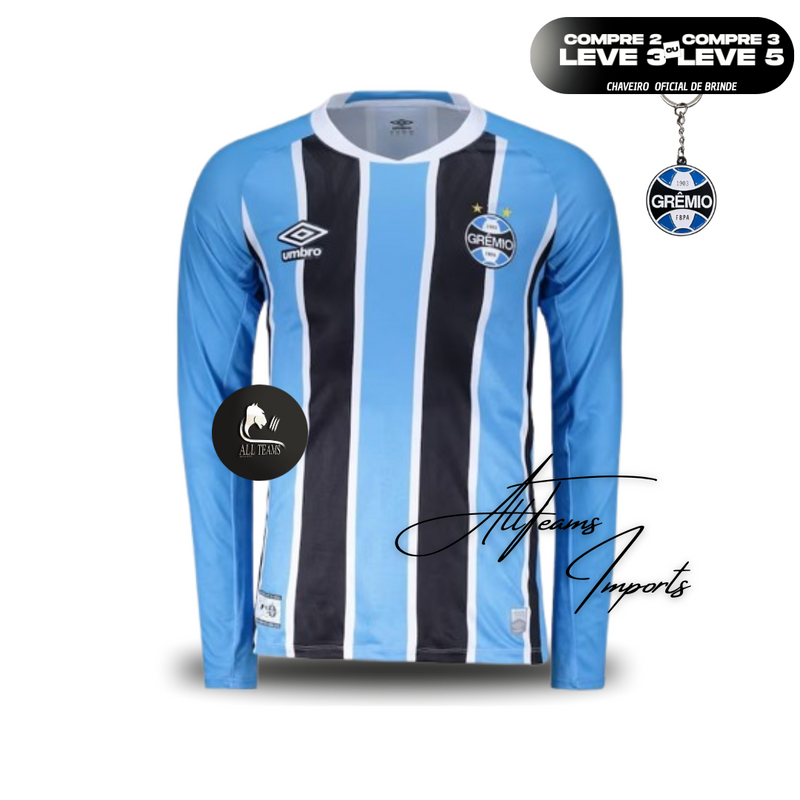 Camisa Manga Longa Lançamento Grêmio 25/26