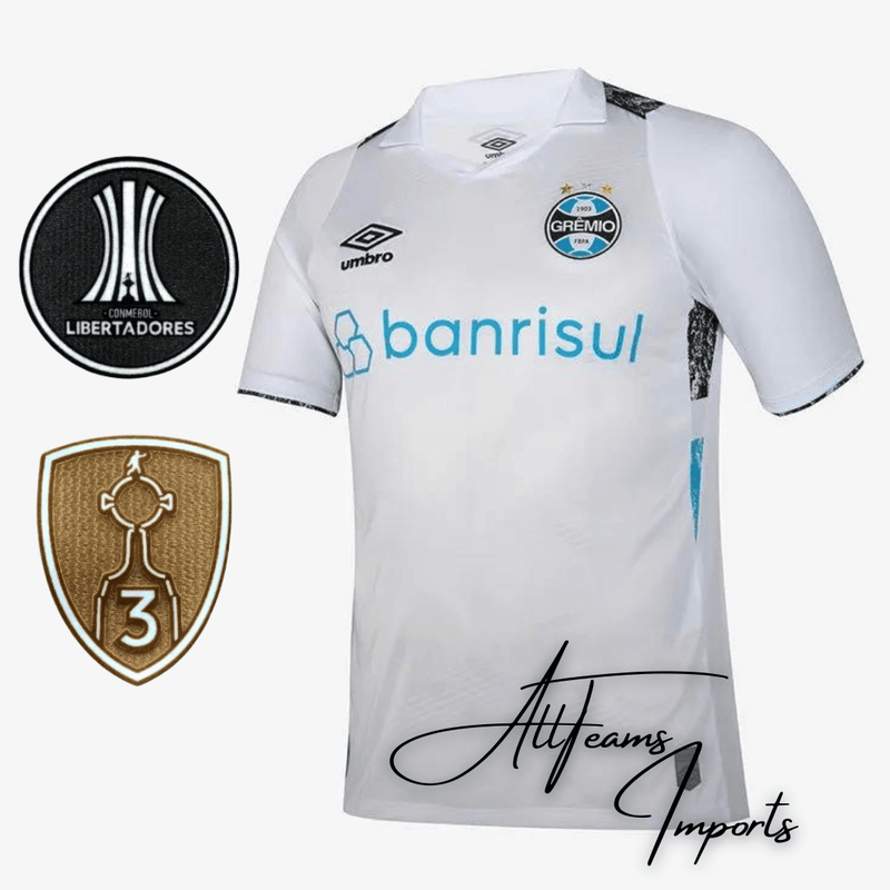 Camisa Grêmio II 24/25 + Pacths Libertadores (Masculino)