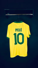 Camisa Retrô Brasil 1958 Pelé 10 - Tamanho M Pronta Entrega