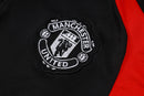 Conjunto de Treino de Inverno Manchester United 2026/27 Preto e Vermelho