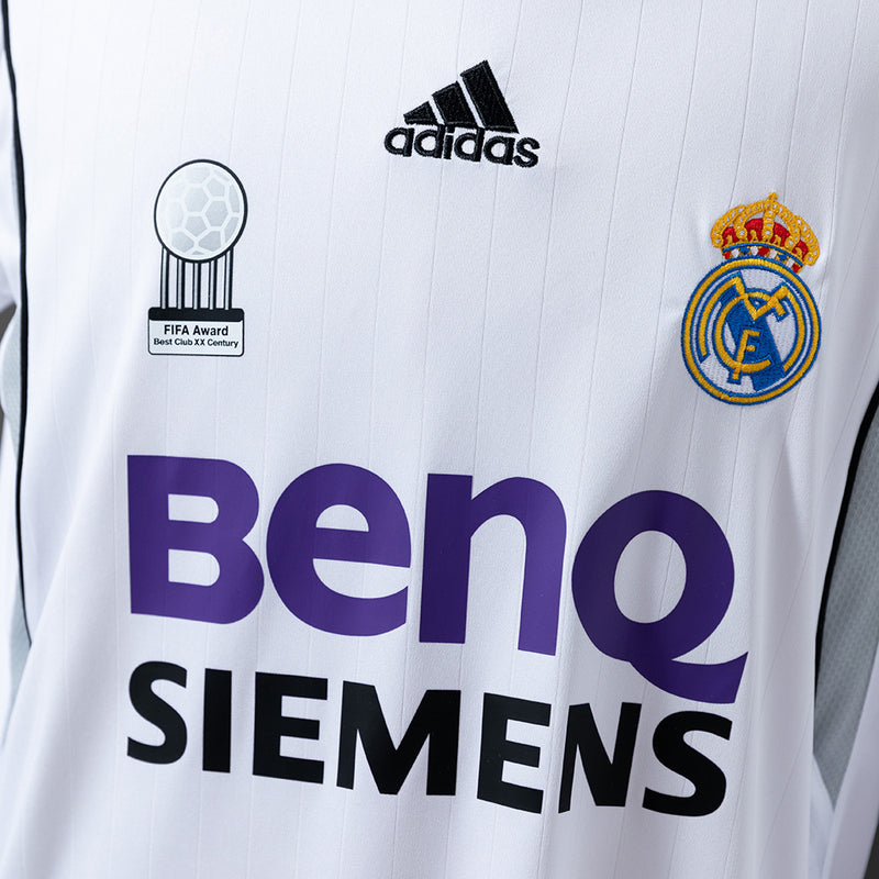 Camisa Real Madrid 2006 (Galácticos) - Manga Longa - Allteams Imports