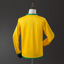 Camisa Seleção Brasileira Retro 2006 - Manga Longa - Allteams Imports
