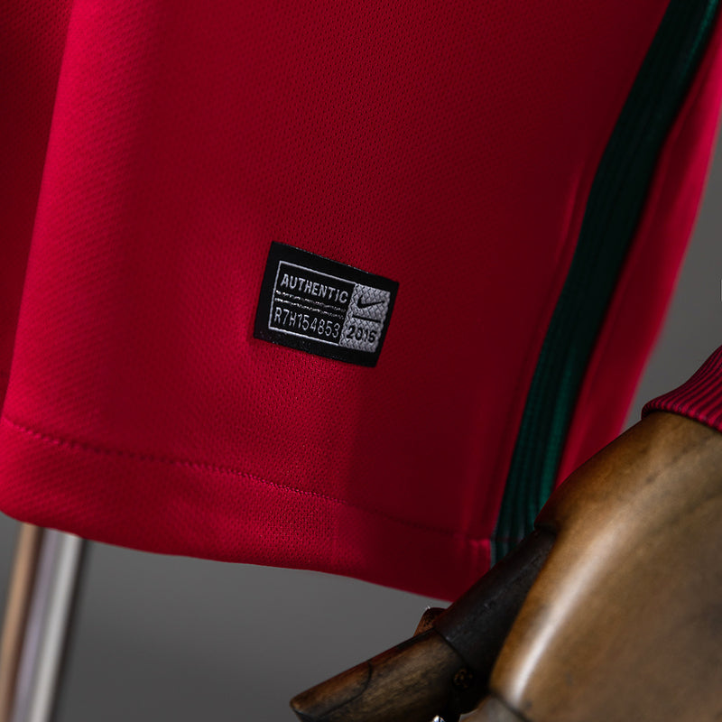 Camisa Seleção Portugal Retro 2016 - Manga Longa - Allteams Imports