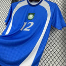 Camisa Retrô Palmeiras 1999 Azul São Marcos Personalizada | Raridade Premium Vintage