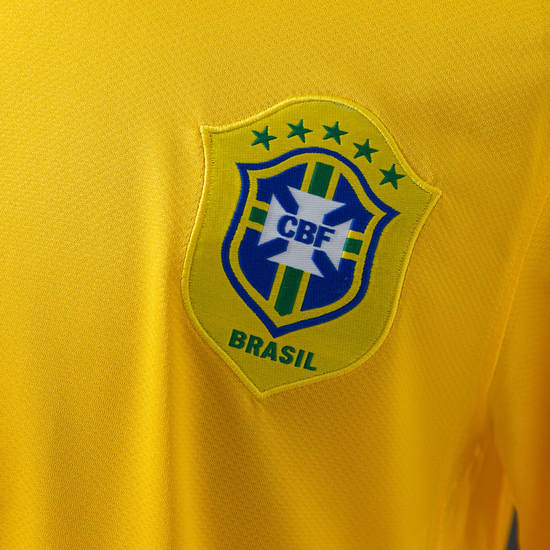 Camisa Seleção Brasileira Retro 2006 - Manga Longa - Allteams Imports