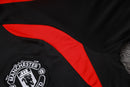 Conjunto de Treino de Inverno Manchester United 2026/27 Preto e Vermelho
