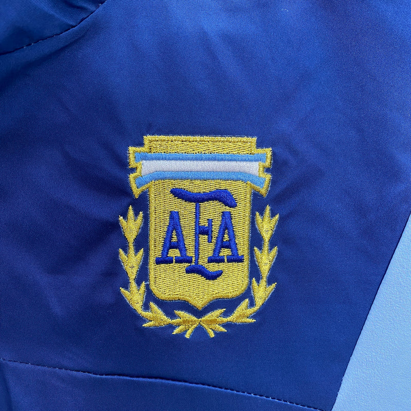 Jaqueta Corta Vento Seleção Argentina 24/25 (Frente e Verso)