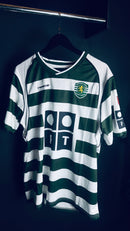Camisa GG Retrô Sporting 2002 - C. Ronaldo - Primeiro Time no Profissional