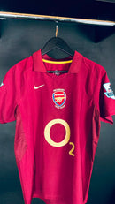 Camisa Retrô Arsenal Highbury 2005/06 Henry 14 - Tamanho M Pronta Entrega