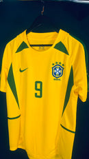 Camisa Retrô Brasil 2002 - Craque RONALDO FENÔMENO - Tamanho M