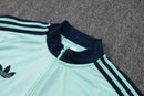 Conjunto de Treino de Inverno Alemanha 2026/27 Verde-Claro e Azul-Marinho