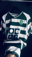 Camisa GG Retrô Sporting 2002 - C. Ronaldo - Primeiro Time no Profissional