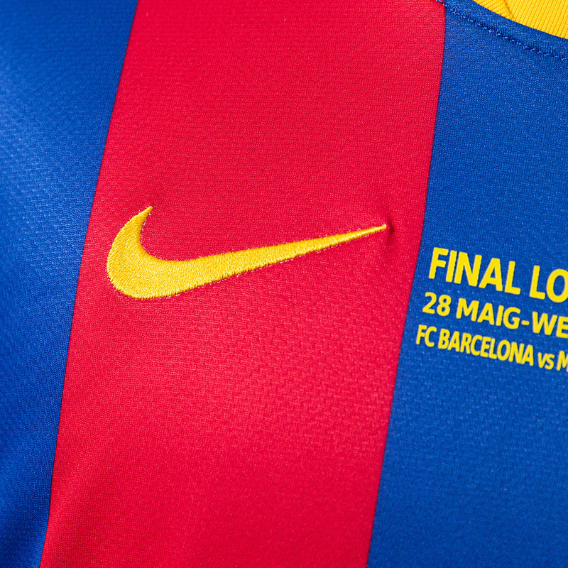 Camisa Barcelona 2010/11 (Final Champios) - Manga Longa - Allteams Imports
