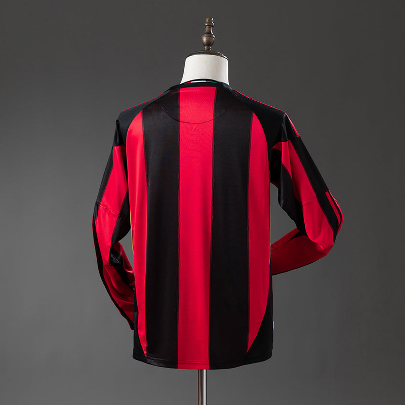 Camisa Retro Milan 2010/11 - Manga Longa - Allteams Imports