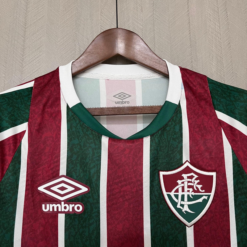 Camisa Fluminense 24/25 + Pacth Brasileirão (Masculino)