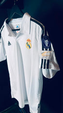 Camisa Retrô Real Madrid 2001/02 Zidane 5 - Tamanho M Pronta Entrega