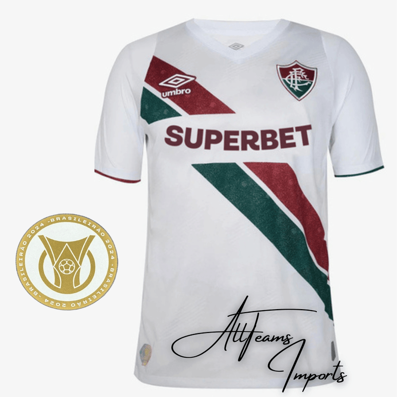 Camisas Fluminense II 24/25 + Pacth Brasileirão (Masculino)