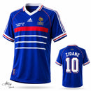 Camisa Retro  Seleção França 98/99 -  ZIDANE Personalizada