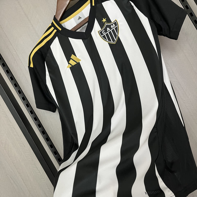 Camisa lançamento Atlético Mineiro 25/26 + Pacths Libertadores (Masculino)