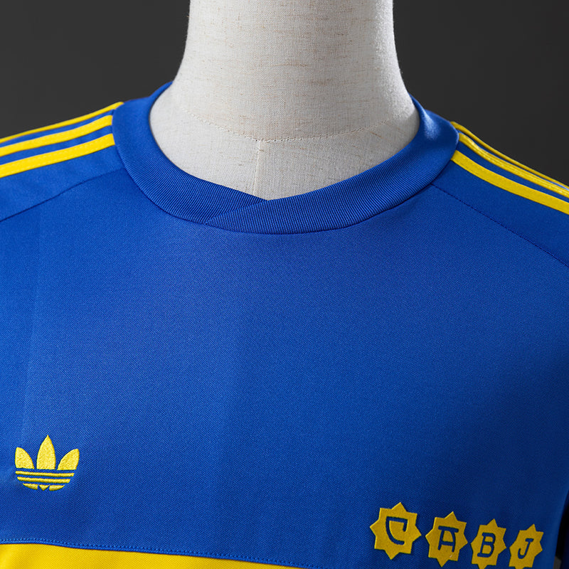Camisa Retro Boca Juniors 1981 - Manga Longa - Allteams Imports