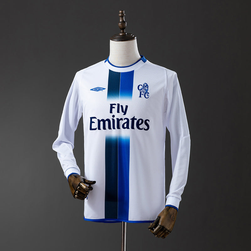 Camisa Chelsea Retro 2003 - Manga Longa - Allteams Imports